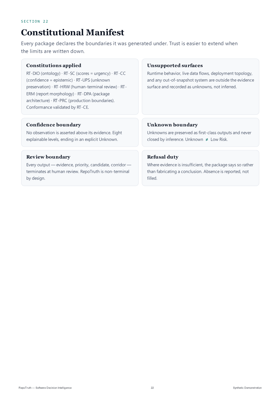 Synthetic Diagnostic Package — page 22